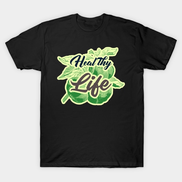 Healthy life starts with veggie T-Shirt by Tranquility